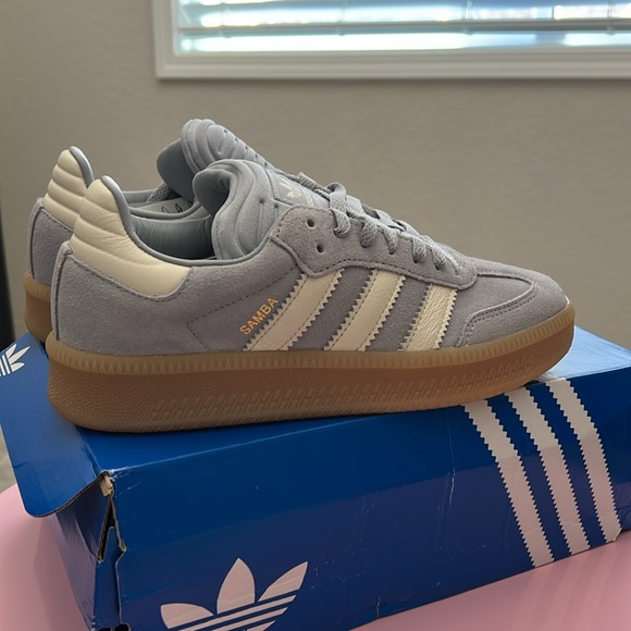 BIG KIDS' ADIDAS ORIGINALS SAMBA XLG CASUAL SHOES - Picture 6 of 6